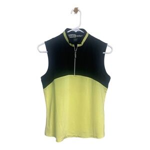 Jamie Sadok Colorblock sleeveless golf tennis top sz S